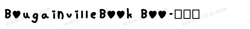 BougainvilleBook Boo字体转换